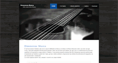 Desktop Screenshot of dimensione-musica.com