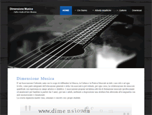 Tablet Screenshot of dimensione-musica.com